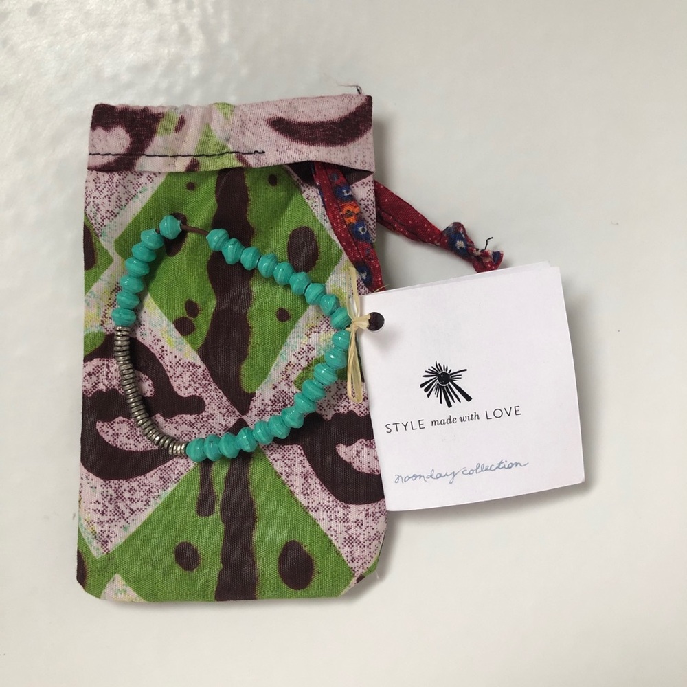Noonday Collection turquoise bracelet